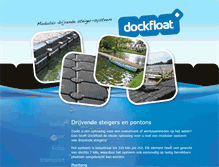 Tablet Screenshot of dockfloat.nl